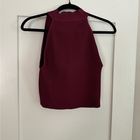 Babaton Red High Neck Tank - M - Picture 3 of 3